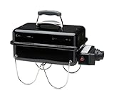 Weber 1141079 Gasgrill Go-Anywhere, schwarz, mobiler Grill, Campinggrill