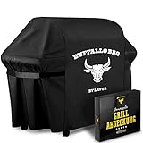 Buffalo BBQ Premium Grillabdeckung - wasserdichte Abdeckhaube für den Grill - wetterfest das ganze Jahr über - universelle Größe
