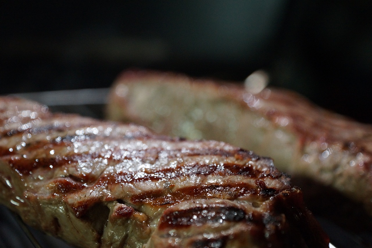 steak, grilling, beef