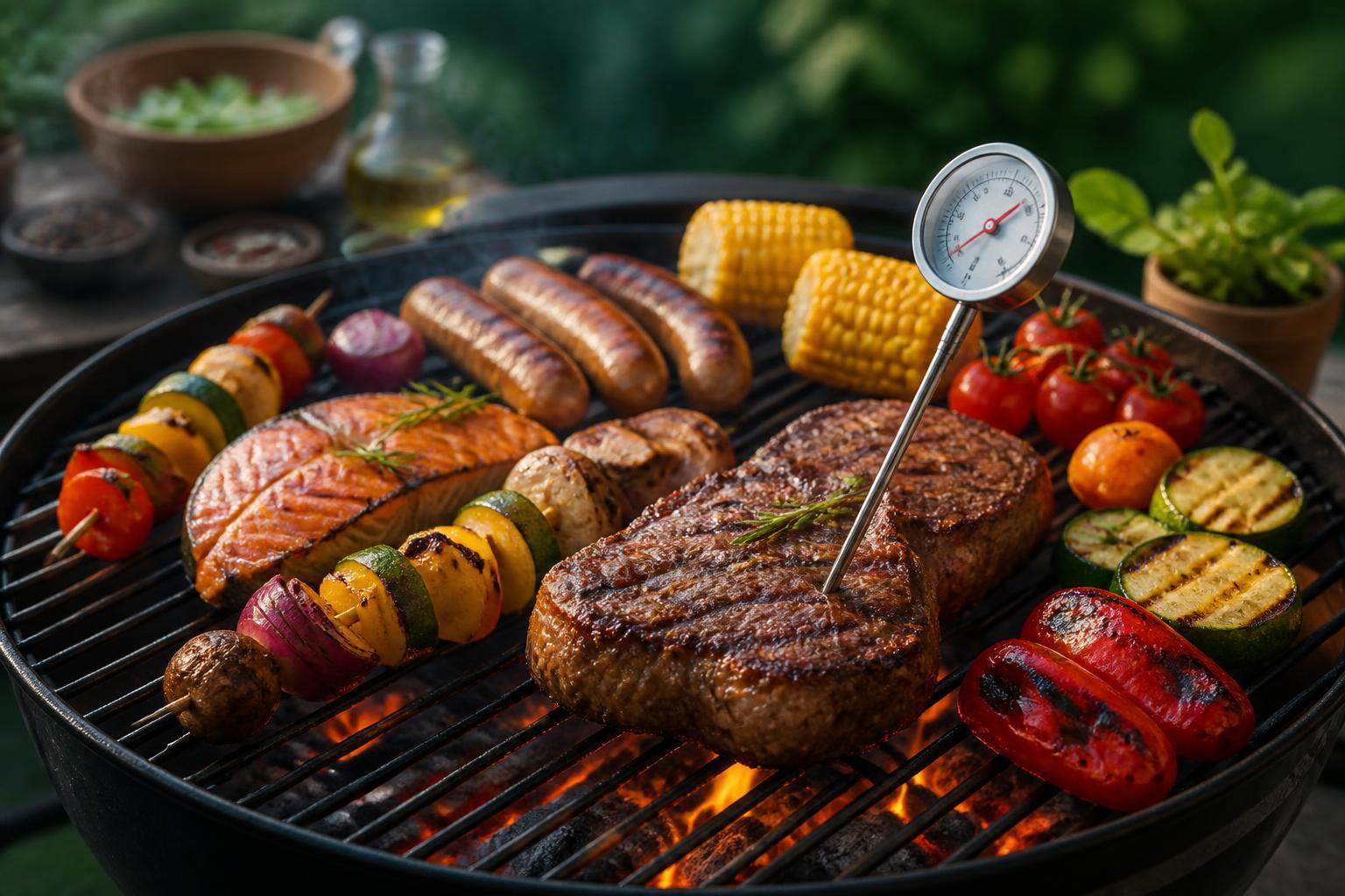 Grillgut auf den Punkt: Die perfekte Temperatur für Fleisch, Fisch, Gemüse & Co.